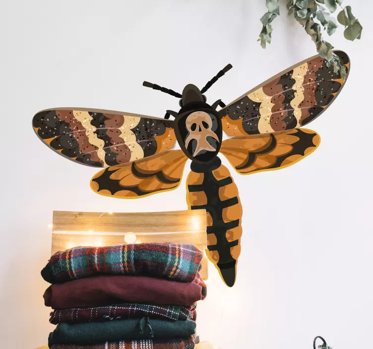 nalepky na stenu zvierata zložitý dizajn mole - Tenstickers