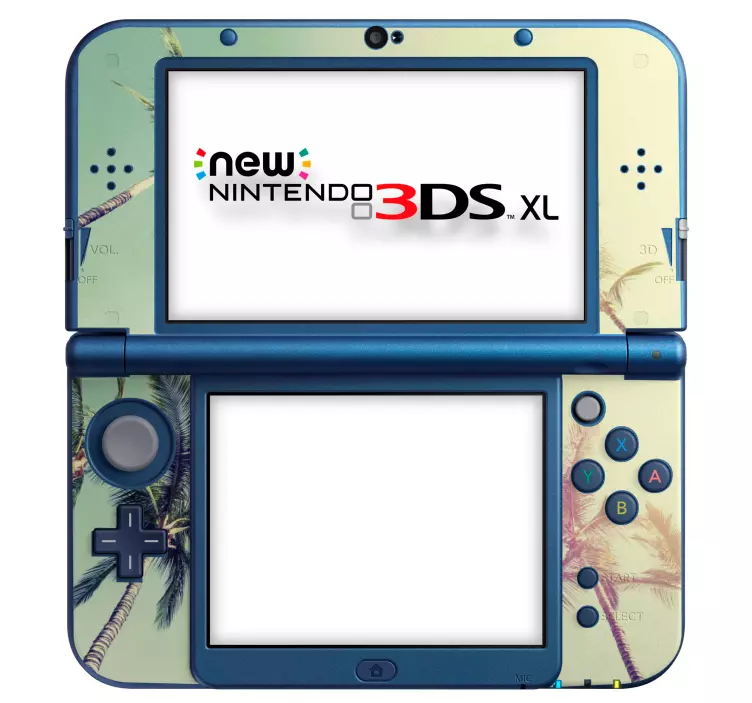 Nalepky na stenu zvierata s tropickými palmami pre 3ds xl - Tenstickers
