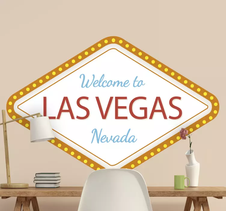 Nalepky na stenu zvierata vitajte v las vegas nevada - Tenstickers