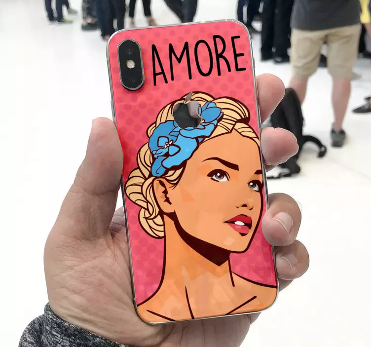 Nalepky na stenu zvierata ženský prejav lásky - Tenstickers