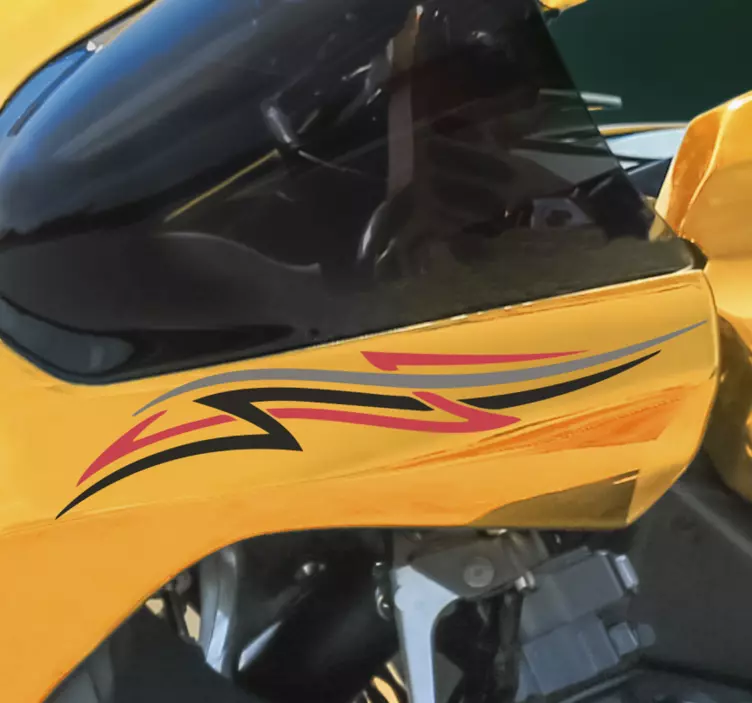 Kmeňový grafický štítok pre motocykel - Tenstickers