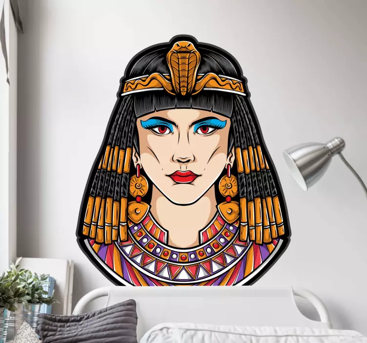 Egyptská kleopatra politické nálepky - Tenstickers