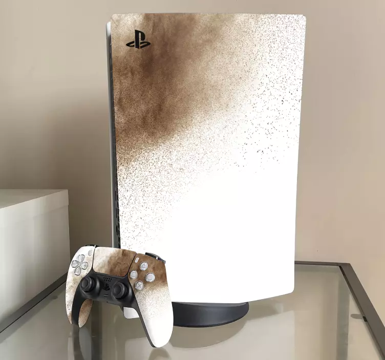 Nálepky hnedý prášok freeze motion ps5 - Tenstickers