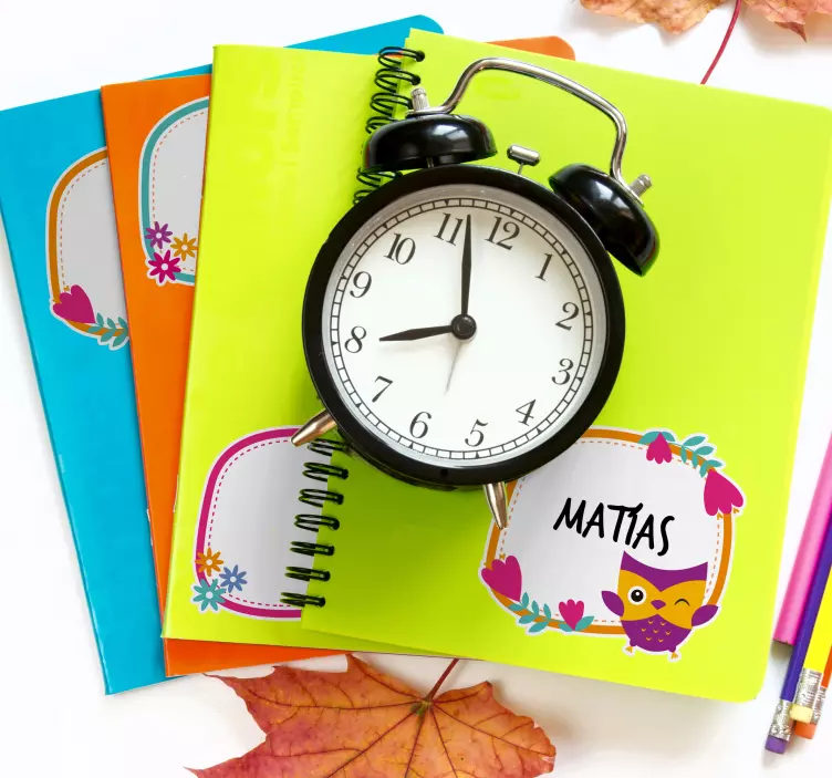 štítky na knihy a zápisníky na zvieratá - Tenstickers