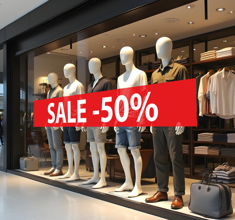 nálepky s výpredajmi personalizovaná zľava - Tenstickers