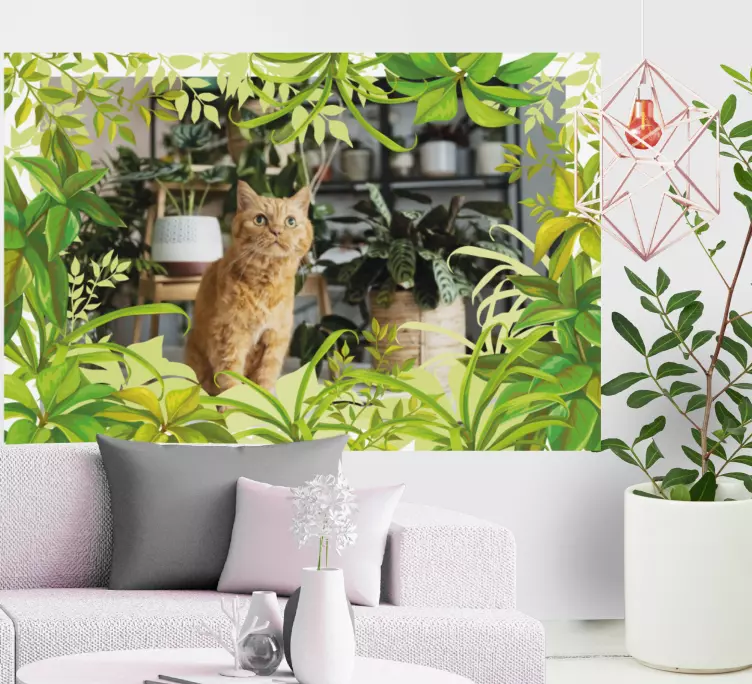 Nálepkyna stenu na listy a bylinky - Tenstickers