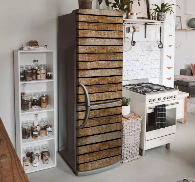 Nálepka na chladničku s textúrou palety - Tenstickers