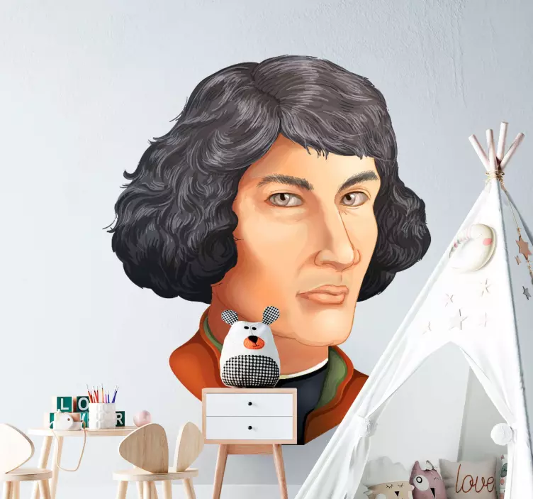 Nicolaus copernicus samolepka na stenu - Tenstickers