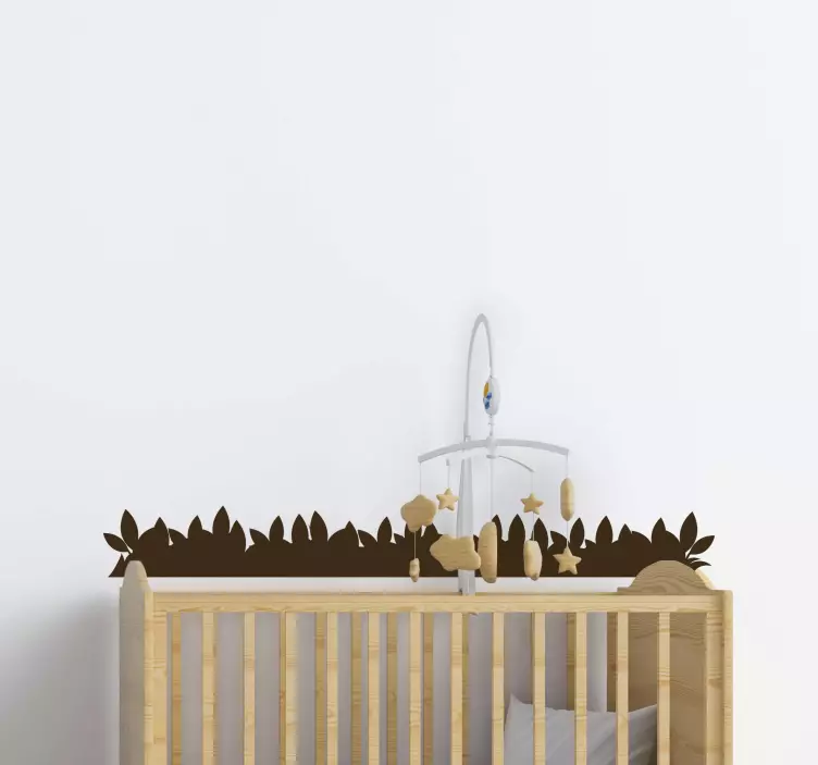 Samolepka na stenu z trávy a pšenice - Tenstickers