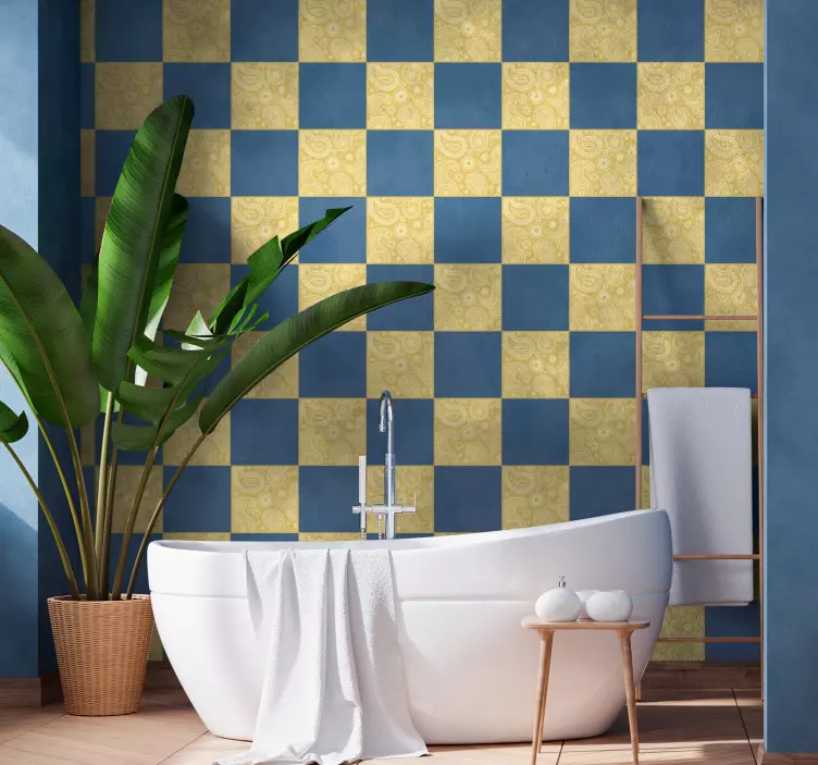 Ozdobná nálepka elegantné paisley vzory - Tenstickers