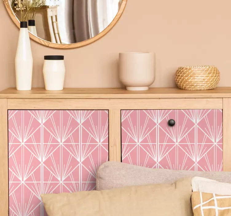 Ozdobná nálepka koncept geometrického usporiadania - Tenstickers