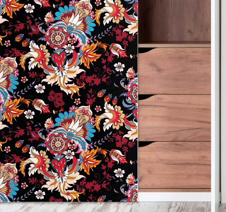 Ozdobná nálepka živý botanický motív - Tenstickers