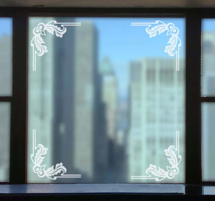 Ozdobné rohové nálepky - Tenstickers