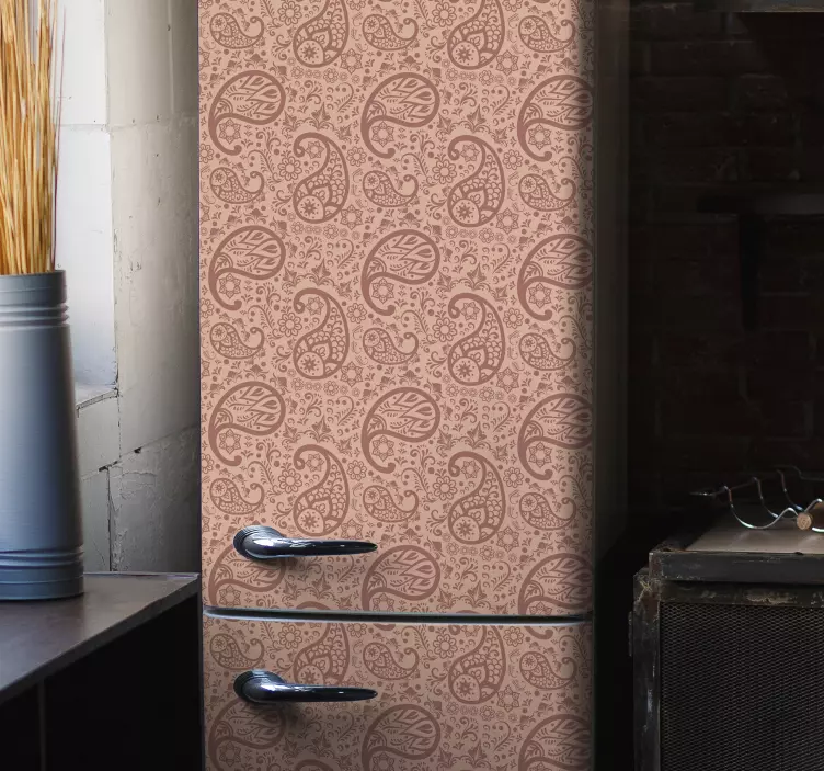 Nálepka s farebným vzorom pre paisley - Tenstickers