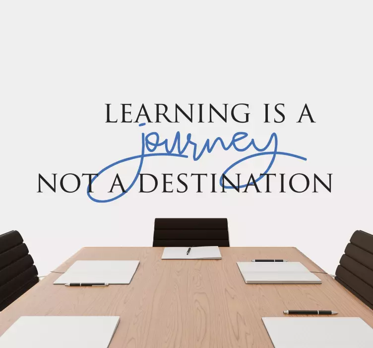 Pekný citát o inšpiračnej nálepke na cestu - Tenstickers