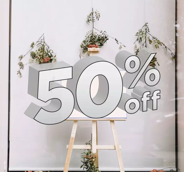 Personalizovaná nálepka na podporu predaja - Tenstickers