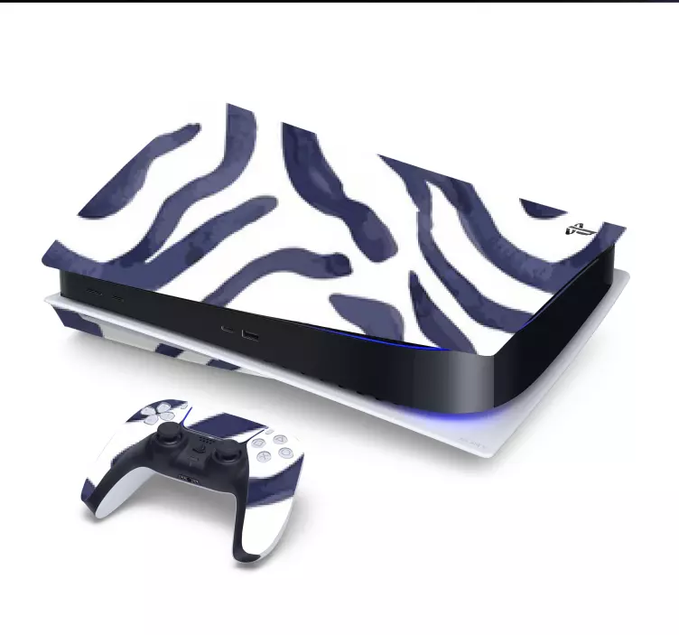 Nálepka ps5 s akvarelovým zvieraťom - Tenstickers