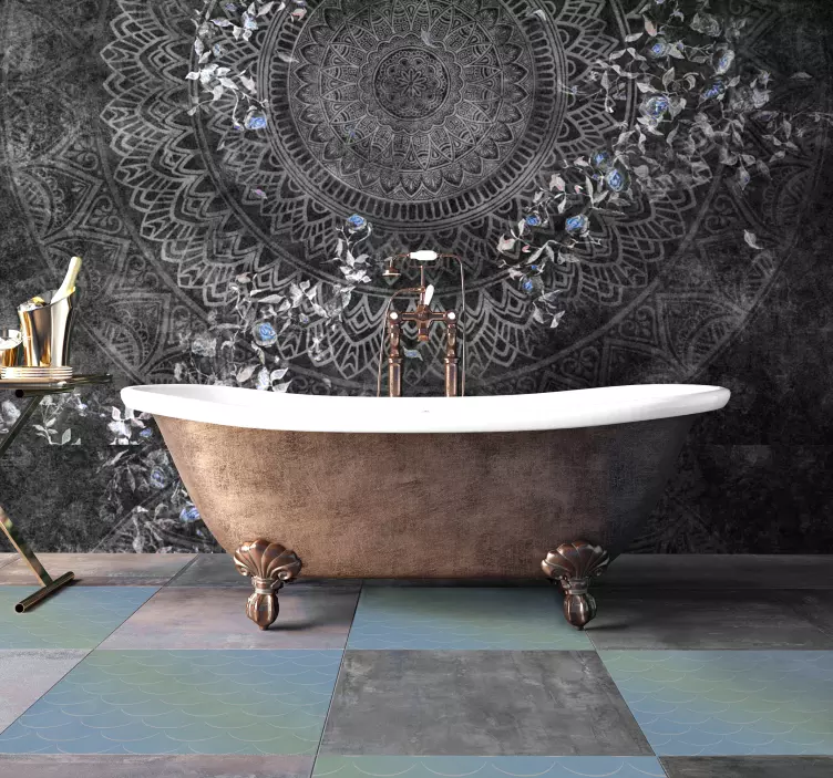 Nálepka na podlahové pastelové váhy - Tenstickers