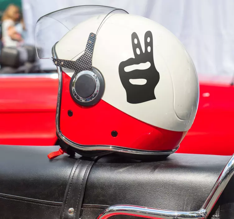 nálepky na motorku vedľa cesty je cyklistická stezkaVedľa cesty j - Tenstickers