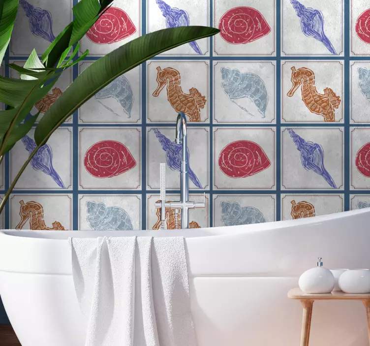 Samolepka na podmorské dlaždice a dlaždice - Tenstickers