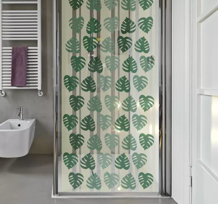 Priesvitná dekoratívna nálepka na listy rastlín - Tenstickers