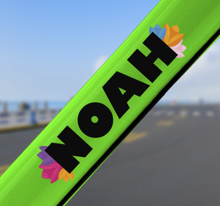 Prispôsobiteľné tulipány na bicykli kvetina ticker - Tenstickers