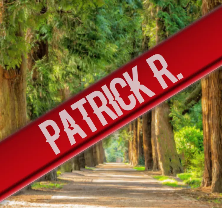 Nálepka s nastaviteľným názvom pre bicykle - Tenstickers