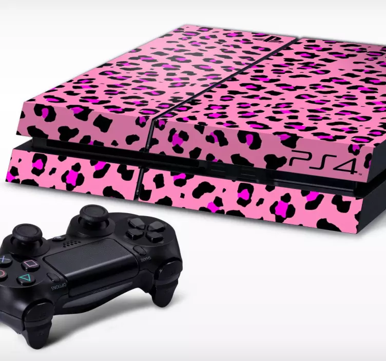 Ružová zviera pre tlač playstation 4 - Tenstickers