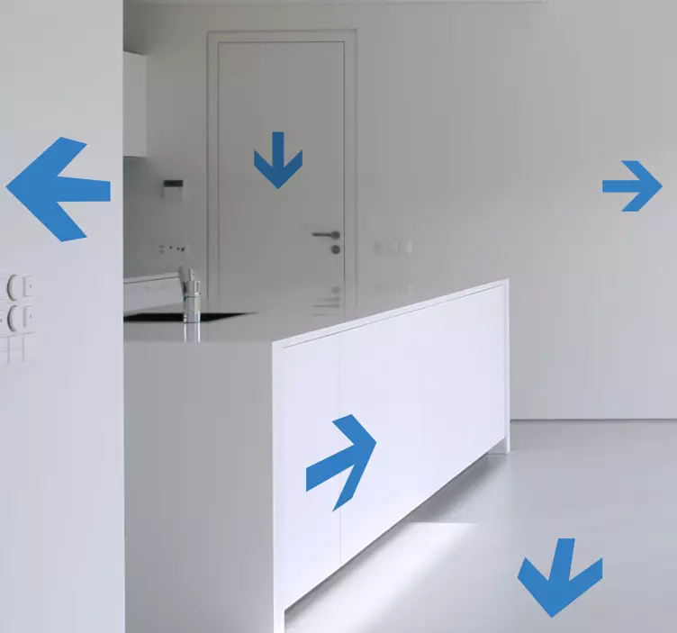 Sada šípok dekoratívnych samolepiek - Tenstickers