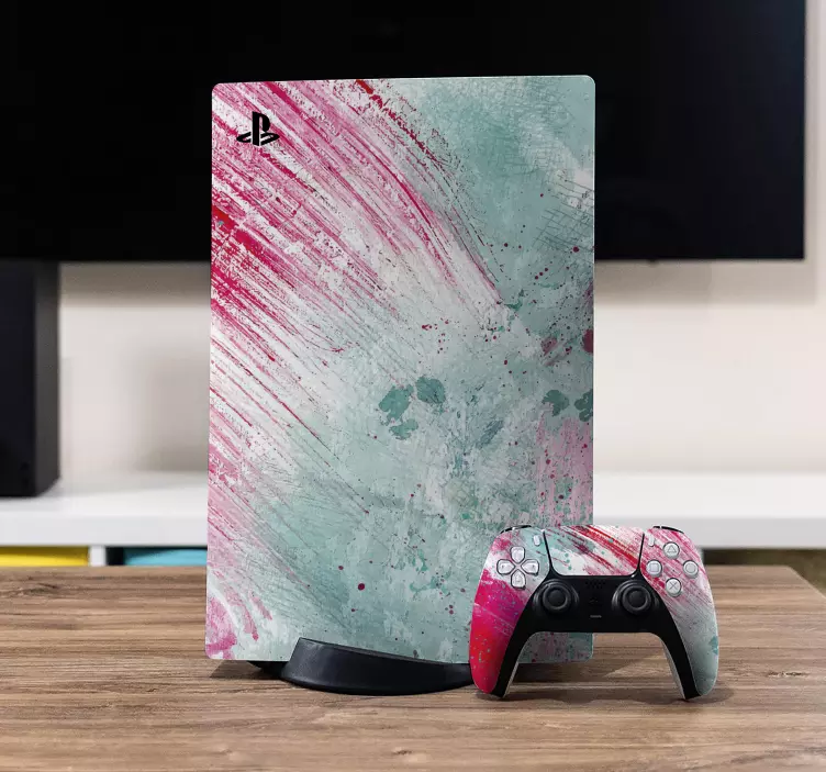 Samolepka abstraktného akvarelového vzoru - Tenstickers