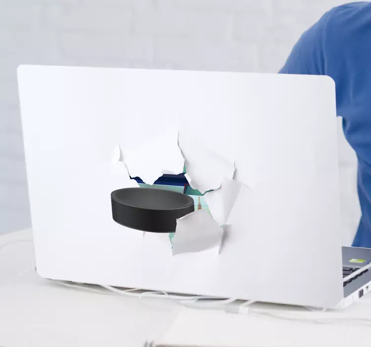 Nálepka s hokejovým efektom 3d s efektom - Tenstickers