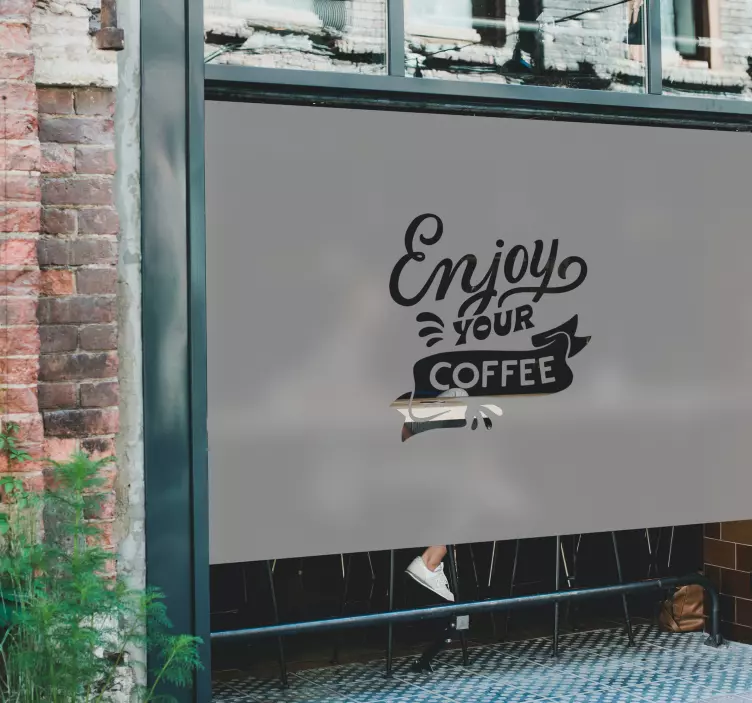 nálepky do výkladu tvoj logotyp na priesvitnom - Tenstickers