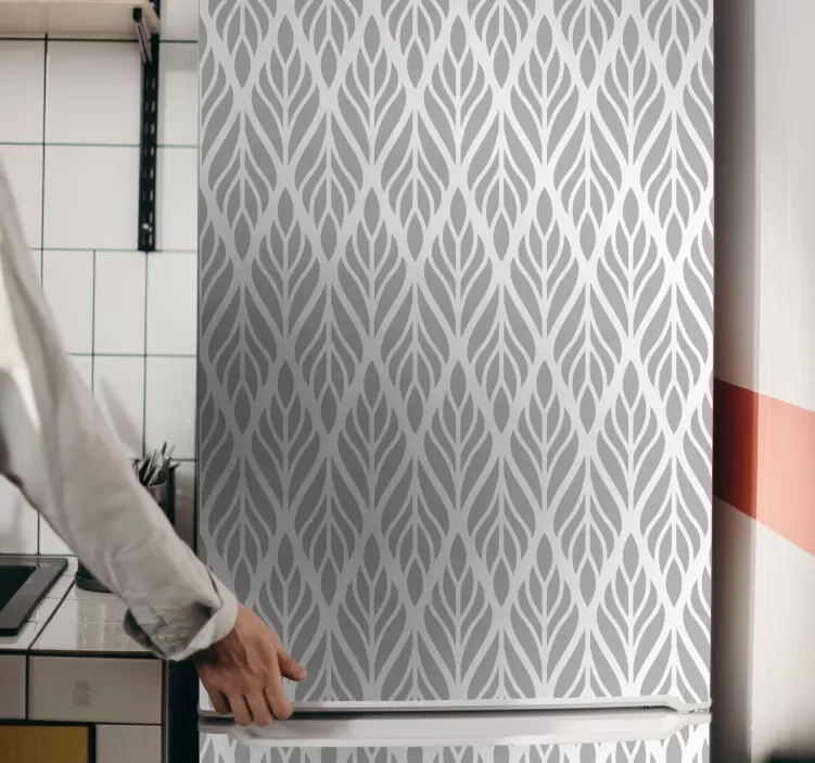 samolepky na chladničku pôvabné listové motívy - Tenstickers