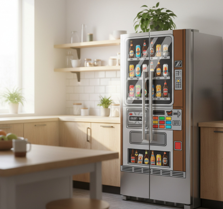 Samolepky na chladničku s automatom na pivo - Tenstickers