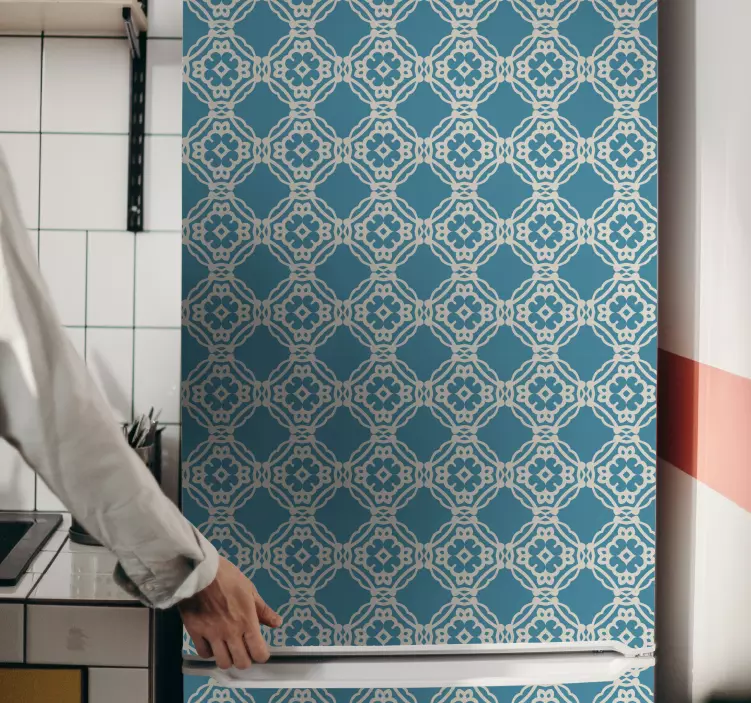 samolepky na chladničku sofistikovaný geometrický motív - Tenstickers