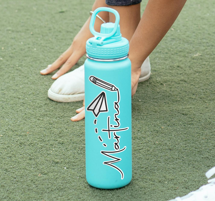 personalizovane nalepky názov fľaše - Tenstickers