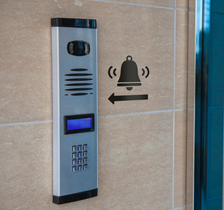 Nalepky na stenu značenie zvončekový znak - Tenstickers