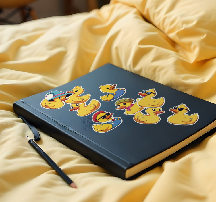 Nálepka na notebook sada nálepiek s kačicou - Tenstickers
