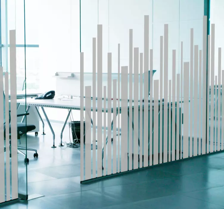 nálepky na stenu nepravidelné zvislé čiary - Tenstickers