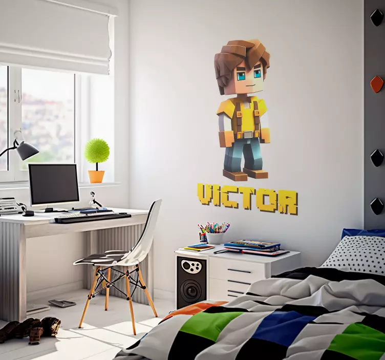 Herné nalepky na stenu blokované dieťaBlokované dieťa - Tenstickers