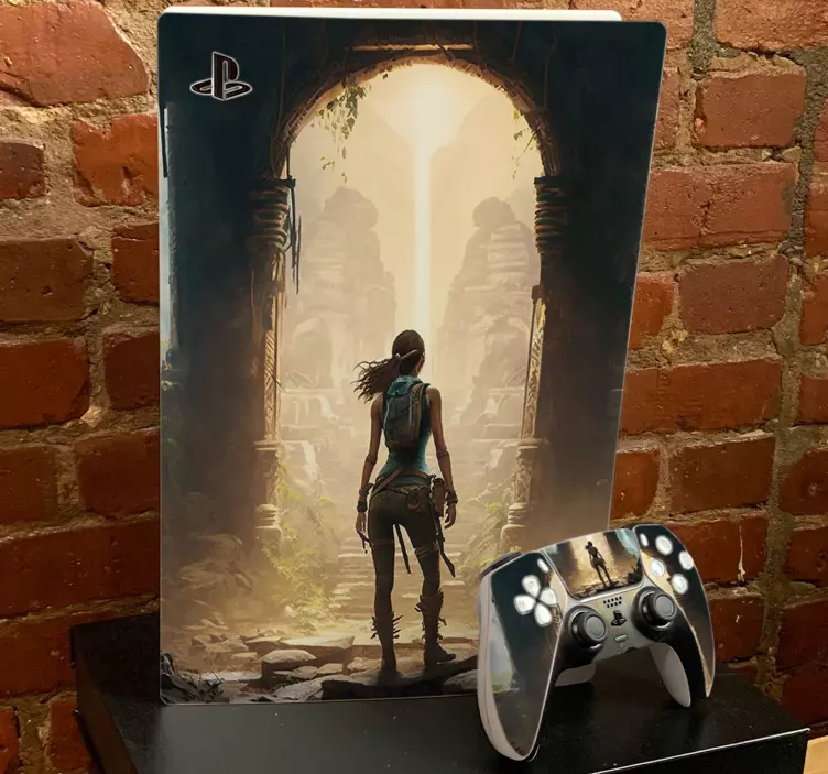 Herné nalepky na stenu prieskumník hrobiek - Tenstickers