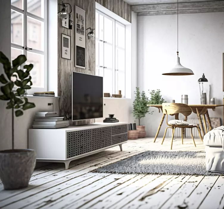 šedá cannage nálepka na nábytok - Tenstickers