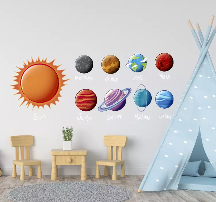 Samolepka na vesmírnu stenu - Tenstickers