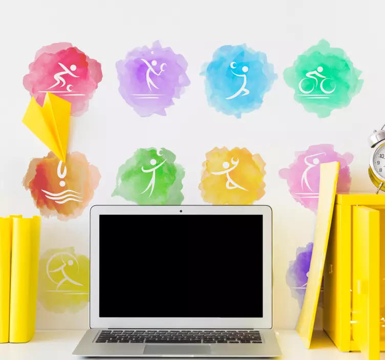 Nálepka na športové olympijské športy - Tenstickers