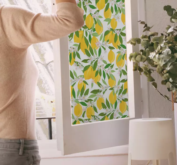 Samolepka na okno z citrónovníka - Tenstickers