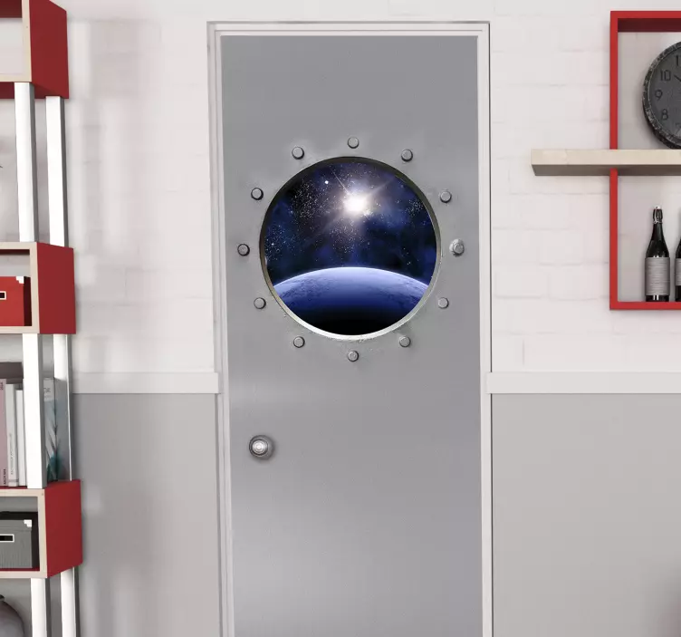 štítok s optickými efektmi do vesmíru - Tenstickers