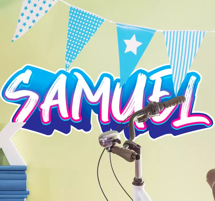 Svetlá graffiti mestská samolepka - Tenstickers