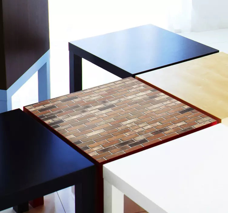 Tehlová textúra chýba nálepka - Tenstickers