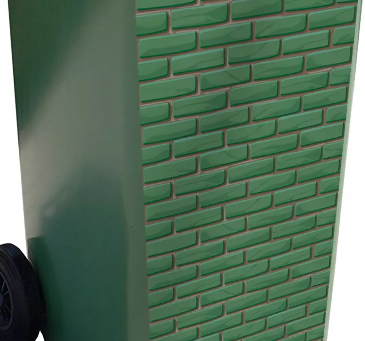 Samolepka na tehly s textúrou kontajnera - Tenstickers