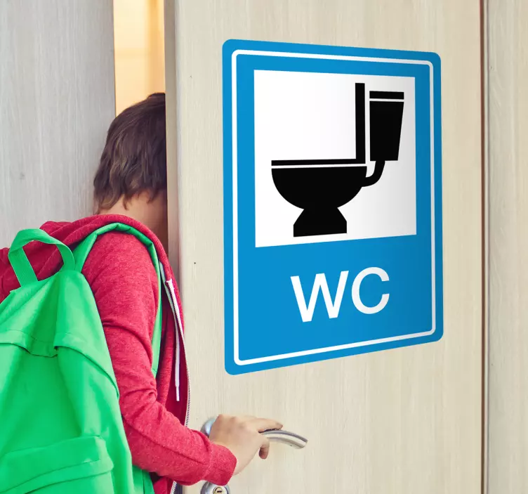 Toaletné nálepky wc - Tenstickers